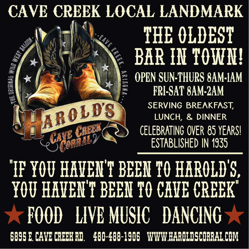 Harold's Cave Creek Corral Print Ad