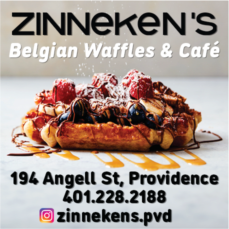 Zinneken's Belgian Waffles and Café Print Ad