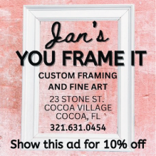 Jan's You Frame It Print Ad