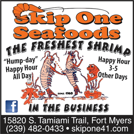 Skip One Seafood Restaurant Print Ad