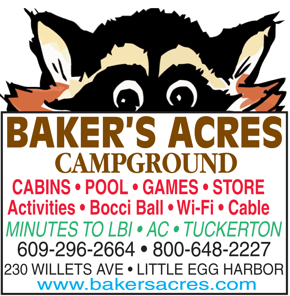 Baker's Acres Campground Print Ad