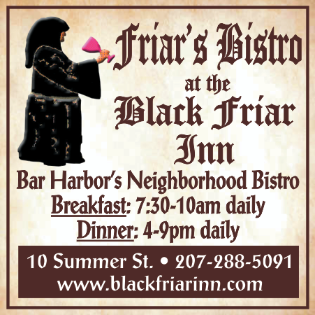 Friar's Pub at the Black Friar Inn Print Ad