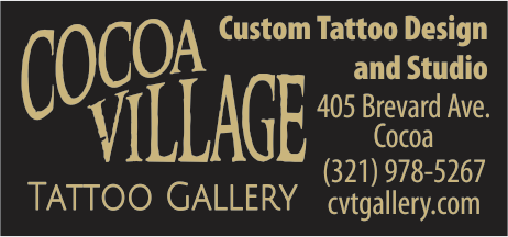 Cocoa Village Tattoo Gallery Print Ad