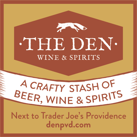 The Den Wine & Spirits Print Ad
