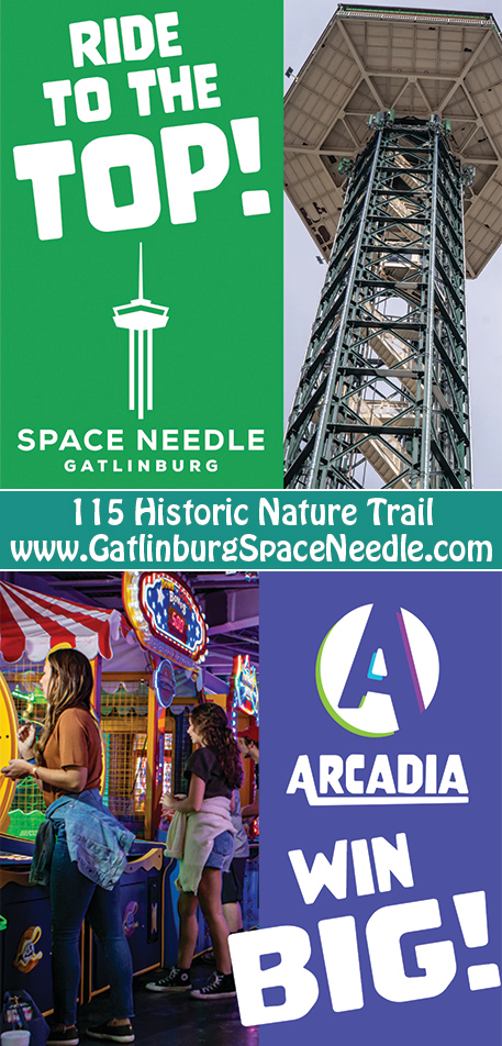 Gatlinburg Space Needle/ Arcadia Print Ad