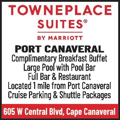 TownePlace Suites by Marriott Cape Canaveral  Print Ad