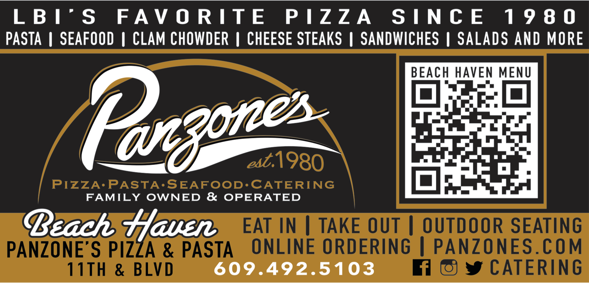 Panzone's Pizza & Pasta Print Ad