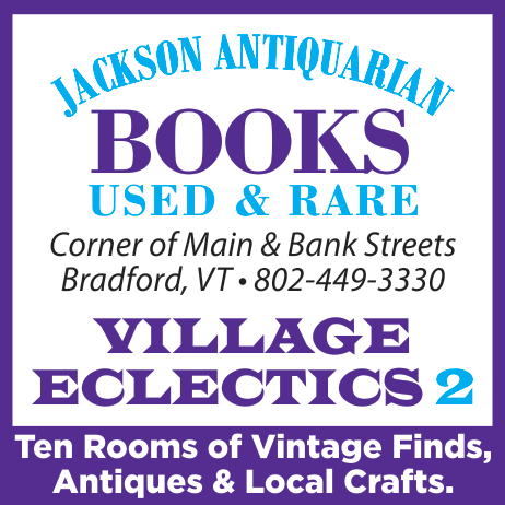 Jackson Antiquarian Books at Village Eclectics 2 Print Ad