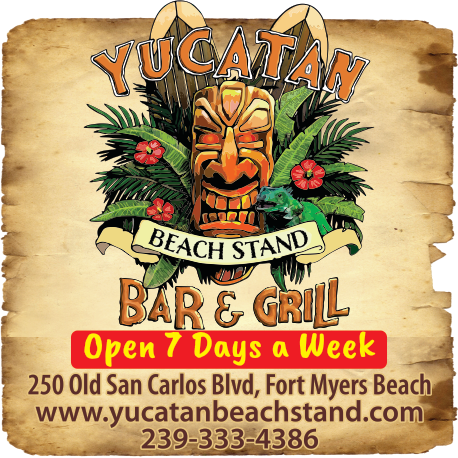 Yucatan Beach Stand Bar & Grill Print Ad
