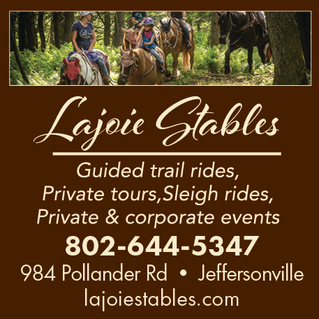 Lajoie Stables Print Ad
